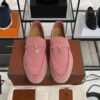 Loro Piana Summer Charms Walk Loafer Pink