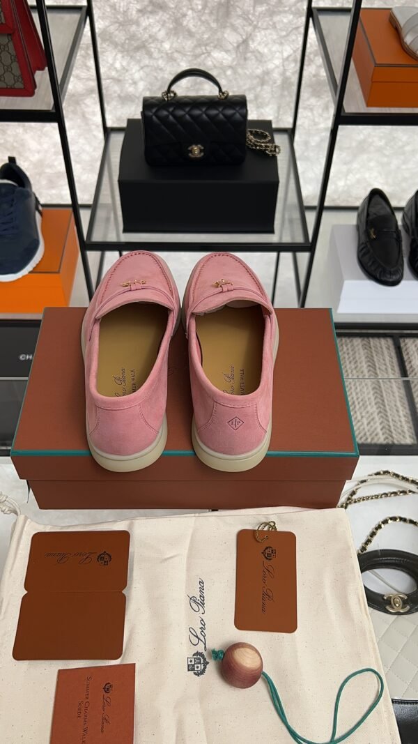 Loro Piana Summer Charms Walk Loafer Pink