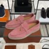 Loro Piana Summer Charms Walk Loafer Pink