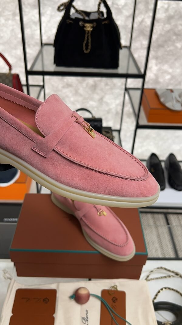 Loro Piana Summer Charms Walk Loafer Pink