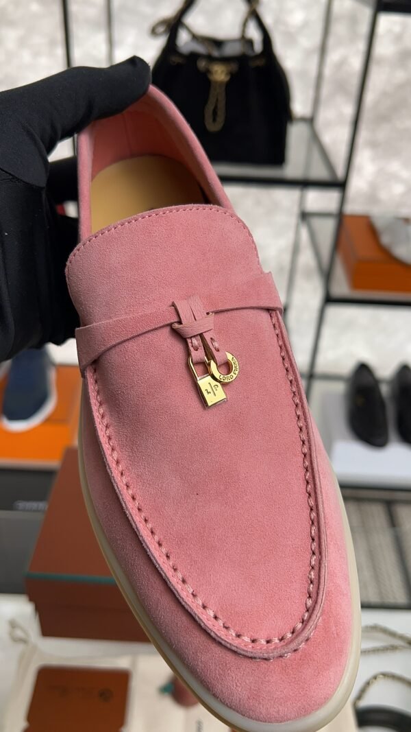 Loro Piana Summer Charms Walk Loafer Pink