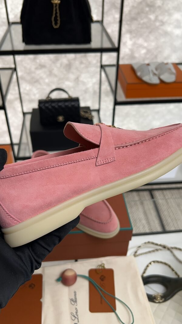 Loro Piana Summer Charms Walk Loafer Pink