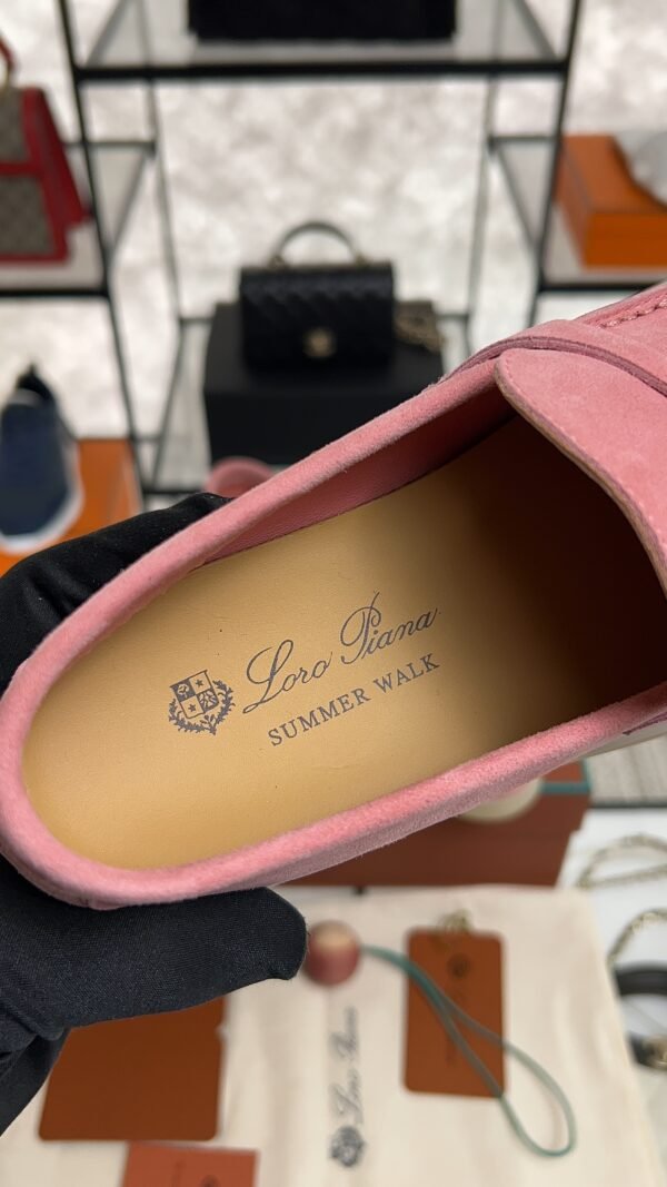 Loro Piana Summer Charms Walk Loafer Pink