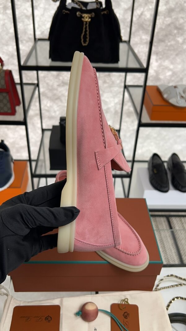Loro Piana Summer Charms Walk Loafer Pink