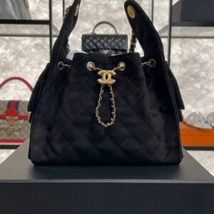 2025_11_23_16_20_IMG_9095 Chanel Small 25 Handbag Black Suede Quilted