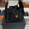 Chanel Small 25 Handbag Black Suede Quilted