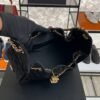 Chanel Small 25 Handbag Black Suede Quilted