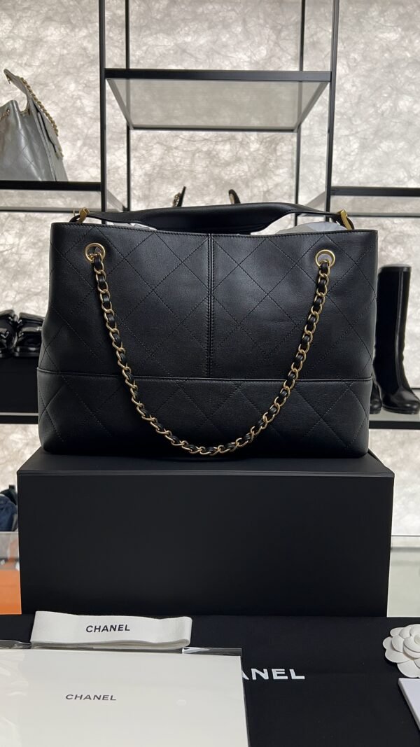 Chanel 2024/25 Métiers d’art Shopping Bag Black