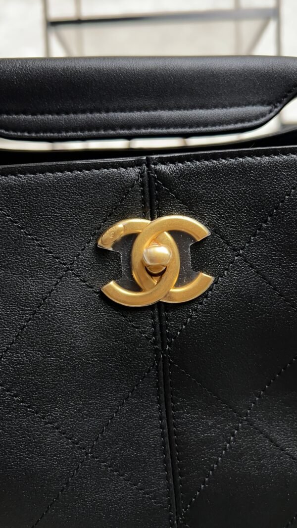 Chanel 2024/25 Métiers d’art Shopping Bag Black