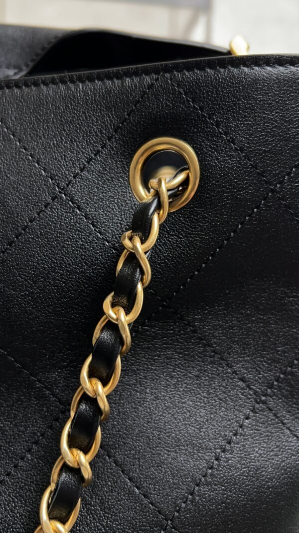 Chanel 2024/25 Métiers d’art Shopping Bag Black