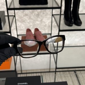 2025_11_26_14_14_IMG_9211 Chanel Cat Eye Eyeglasses Frame: Acetate & Chain, Dark Tortoise