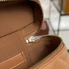 Chanel Top Handle Long Vanity Dark Brown Caviar Light Gold