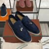 Loro Piana Summer Charms Walk Loafer Argo Blue Melange (W948)