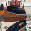 Loro Piana Summer Charms Walk Loafer Argo Blue Melange (W948)