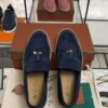 Loro Piana Summer Charms Walk Loafer Argo Blue Melange (W948)