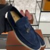 Loro Piana Summer Charms Walk Loafer Argo Blue Melange (W948)