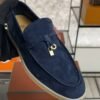 Loro Piana Summer Charms Walk Loafer Argo Blue Melange (W948)