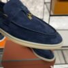 Loro Piana Summer Charms Walk Loafer Argo Blue Melange (W948)