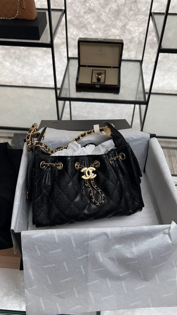 Chanel Caviar Quilted Mini 25 Handbag black