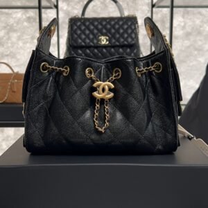 2025_12_05_15_37_IMG_9470 Chanel Caviar Quilted Mini 25 Handbag black