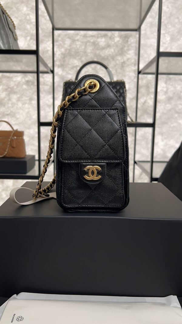 Chanel Caviar Quilted Mini 25 Handbag black