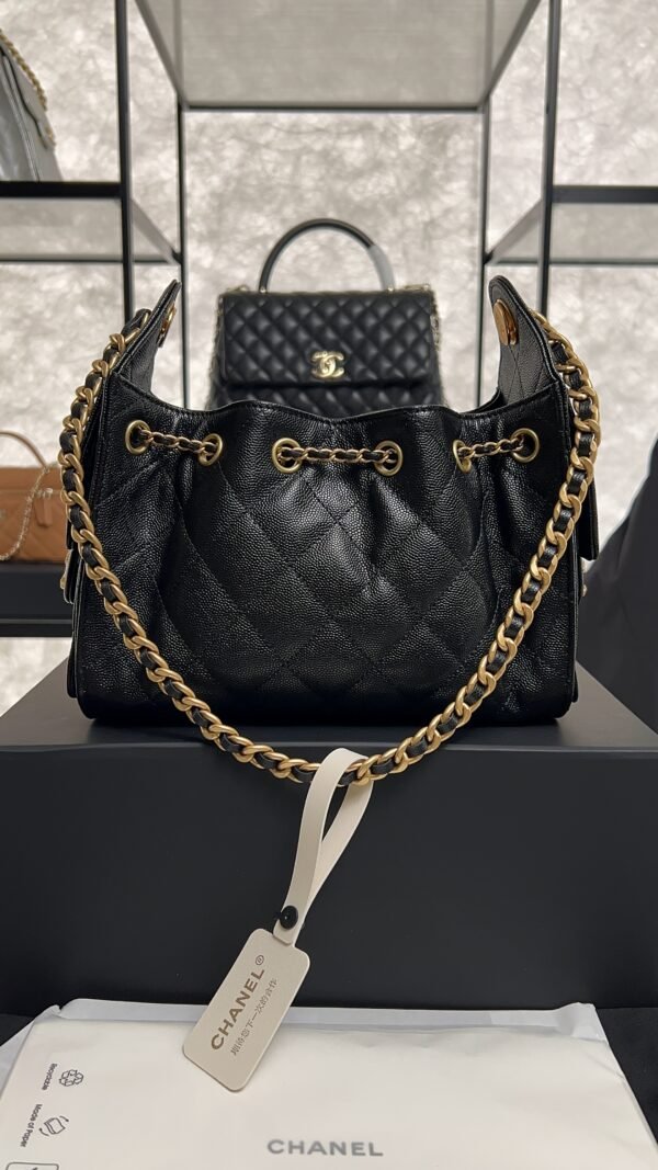 Chanel Caviar Quilted Mini 25 Handbag black