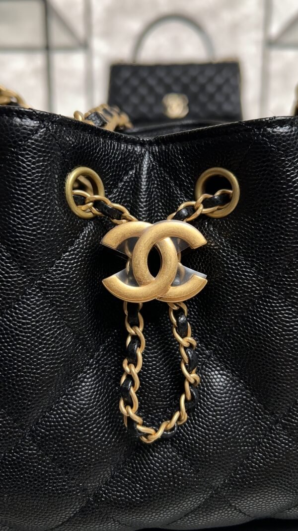 Chanel Caviar Quilted Mini 25 Handbag black