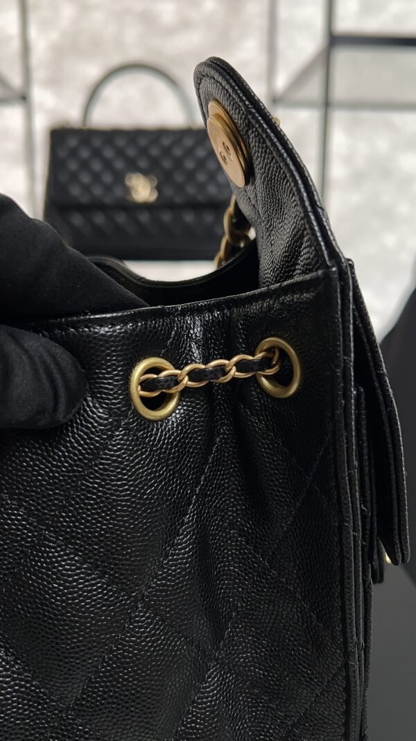 Chanel Caviar Quilted Mini 25 Handbag black