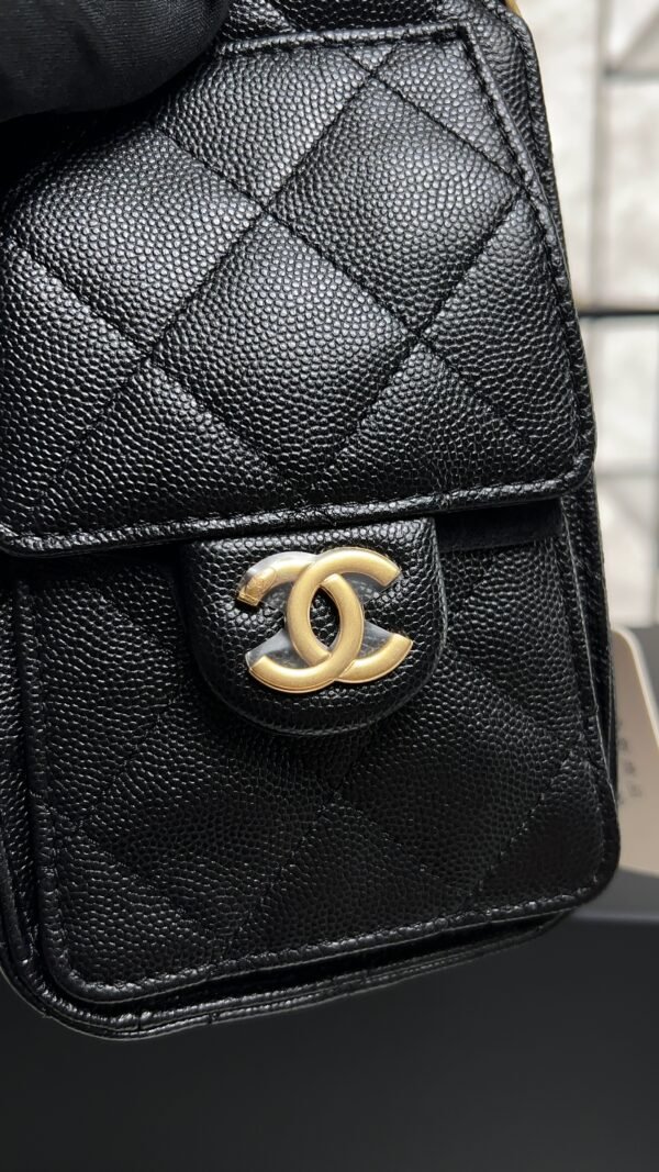 Chanel Caviar Quilted Mini 25 Handbag black