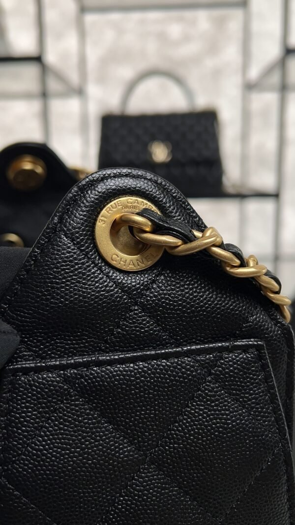 Chanel Caviar Quilted Mini 25 Handbag black