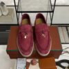Loro Piana Summer Charms Walk Loafer Oxblood (Q0B2)