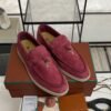 Loro Piana Summer Charms Walk Loafer Oxblood (Q0B2)