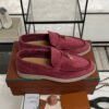 Loro Piana Summer Charms Walk Loafer Oxblood (Q0B2)
