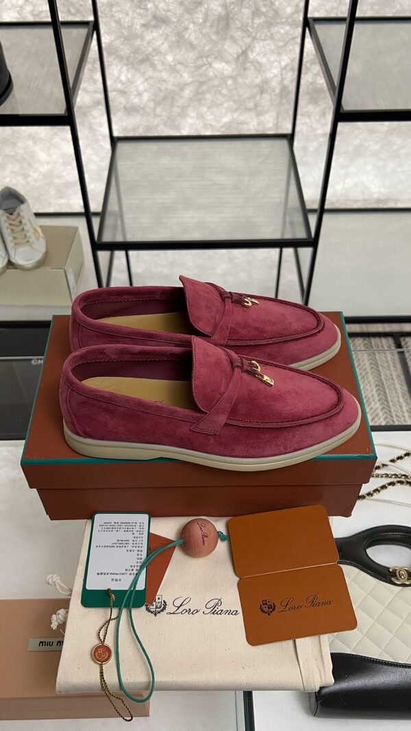 Loro Piana Summer Charms Walk Loafer Oxblood (Q0B2)