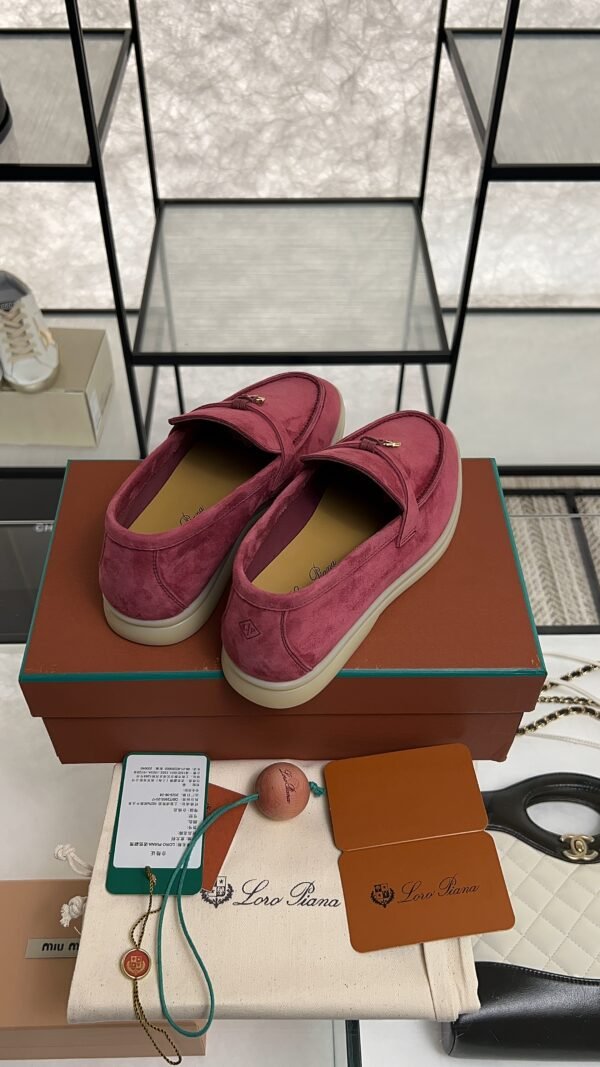 Loro Piana Summer Charms Walk Loafer Oxblood (Q0B2)