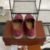 Loro Piana Summer Charms Walk Loafer Oxblood (Q0B2)