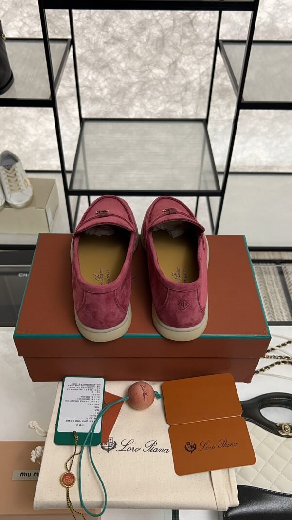 Loro Piana Summer Charms Walk Loafer Oxblood (Q0B2)