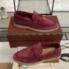 Loro Piana Summer Charms Walk Loafer Oxblood (Q0B2)