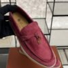 Loro Piana Summer Charms Walk Loafer Oxblood (Q0B2)