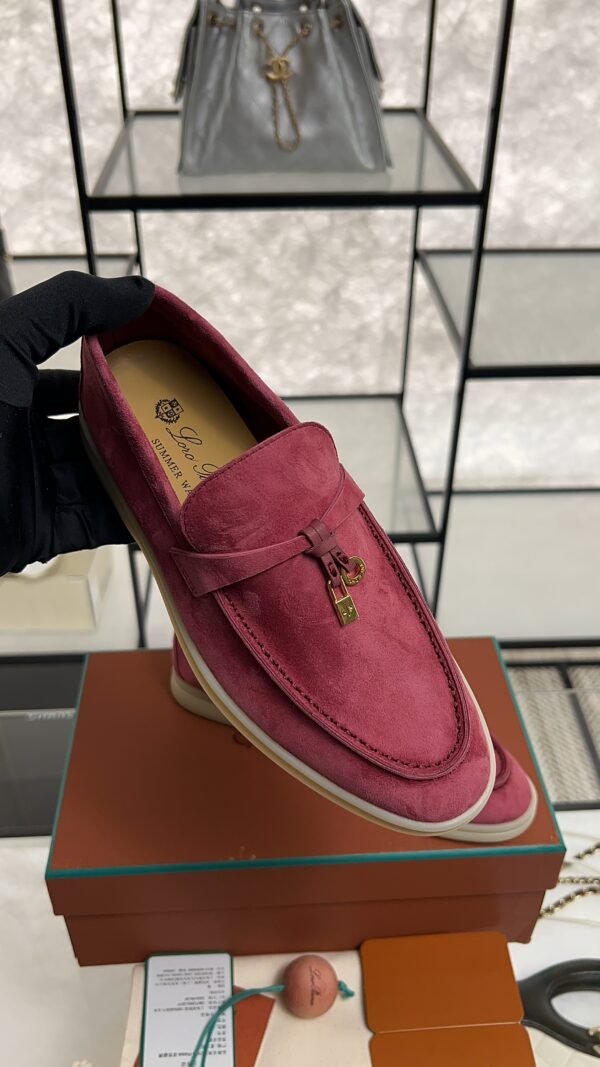 Loro Piana Summer Charms Walk Loafer Oxblood (Q0B2)