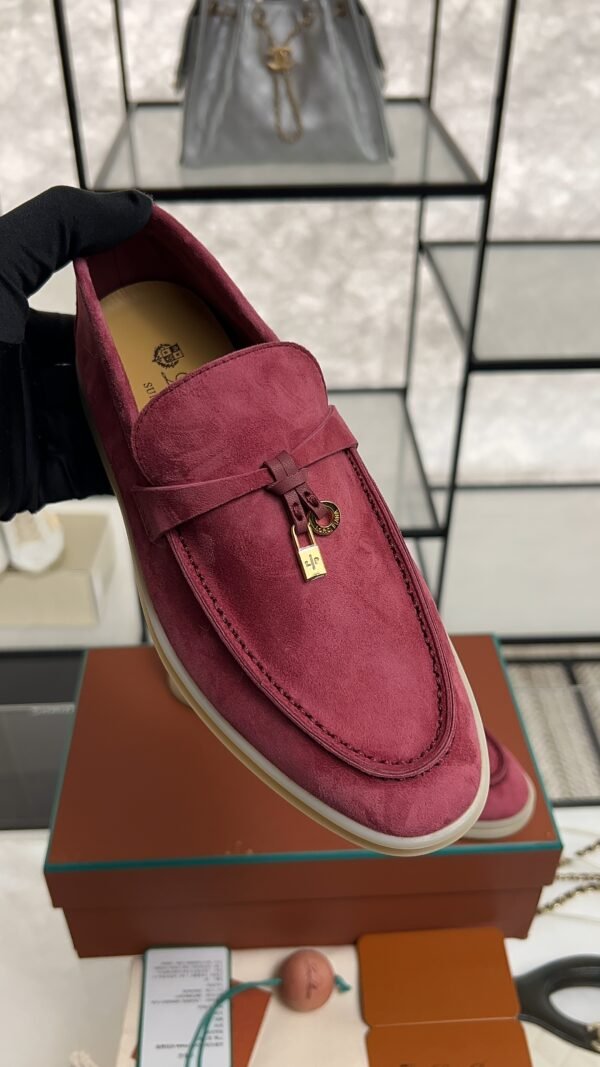 Loro Piana Summer Charms Walk Loafer Oxblood (Q0B2)