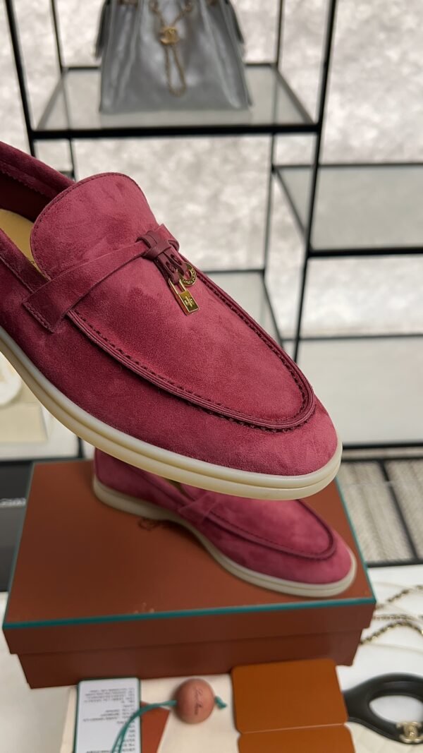 Loro Piana Summer Charms Walk Loafer Oxblood (Q0B2)