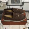 Loro Piana Summer Charms Walk Loafer Brown