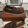 Loro Piana Summer Charms Walk Loafer Brown