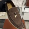 Loro Piana Summer Charms Walk Loafer Brown