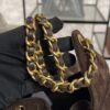 Chanel Small 25 Handbag Brown Suede Quilted