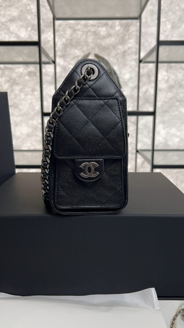 Chanel Caviar Quilted Mini 25 Handbag black