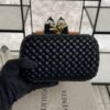 Bottega Veneta Knot Clutch Black