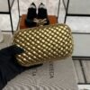 Bottega Veneta Knot Clutch Gold