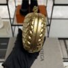 Bottega Veneta Knot Clutch Gold